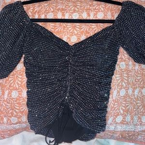 For love and lemons sparkle top